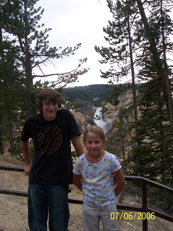 2006 family reunion in Yellowstone National Park